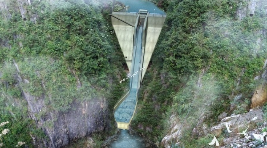 巫溪县马坪水库效果图